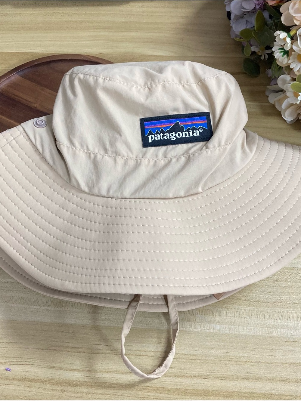 Patagonia Kids Beige Bucket Sun Hat